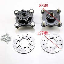88mm * 4 스터드 M10 프론트 브레이크 디스크 휠 허브 + 브레이크 디스크 중국 150cc 200cc 250cc ATV UTV 버기 골프 카트 쿼드 자전거 부품 이동