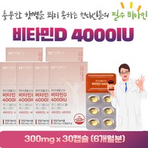 눈건강엔 비타민D 비타민E 뼈건강 항산화, 180캡슐(6개월분)