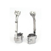 전기히터 난로 소모품 교체 2개/몫 5mm/25x30mm 세라믹 플러그 커넥터 스테인레스 밴드 히터 AC220V 60W/70, 01 220V_01 60W 25x25mm
