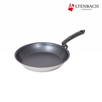 [알텐바흐] 올클래드 바닥5중 스테인리스 프라이팬, 프라이팬28cm
