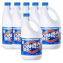 유한양행 유한락스 레귤러2L 1박스(6병) 살균 소독 청소, 6개, 2L