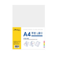 에코청운 L자 홀더 파일 A4, 투명, 48개입