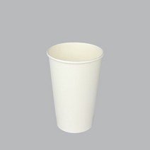 카페테이크아웃 13온스 백색 핫컵아이스컵 겸용 양면코팅 종이컵 1000개개, 1000개