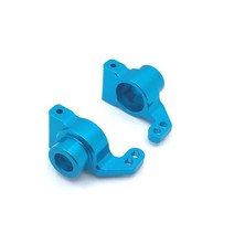RC카 키덜트 Wltoys 124019 144001 원격 제어 자동차 금속 업그레이드 뒷바퀴 컵 한 쌍, 02 파란