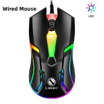 2.4Ghz 무선 마우스 게이머 컴퓨터 PC 게임용 USB 수신기 포함 윈도우 7/2000/XP/비스타 용 노트북 액세서리, 클래식 블랙
