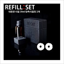 메탈 반영구적 디캣 유니크 명품26향 송풍구타입 리필세트 방향제, 가든파티