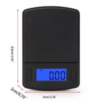 커피 차 고정밀 분말 전자 저울 미니 휴대용 계량 가정용 스케일 디지털 실험실 규모 500g x 0.1g 정밀 LCD 디스플레이 분석 균형 보석 과학