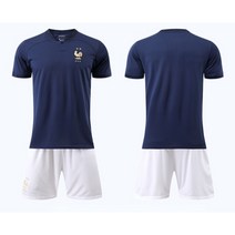 22/23 프랑스 국대 반팔 축구 유니폼 벤제마 음바페 그리즈만 국가대표 상하의세트