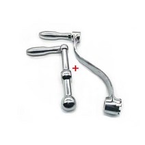 1 세트 밀링 머신 부품-3 볼 금속 크랭크 핸들 + 무릎 크랭크 올리기, 한개옵션0