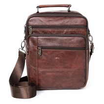 IJP 소가죽 남성 크로스백 캐주얼 보조가방 출퇴근백_ 167602EA