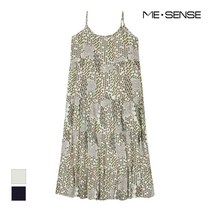 미센스 잔패턴 뷔스티에 롱 원피스_MB25OPM202Z