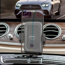 벤츠 E클래스 신형 구형 전용설계 맞춤형 핸드폰 거치대 W213 W212 W211 W210, E클래스 W213 세단(16년식 이상), 3.쿨링팬 무선충전거치대 세트