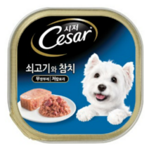 시저 반려견 주식캔, 03.소고기+참치, 100g, 6캔