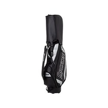던롭 스릭슨 골프 캐디백 남성 경량 9.5 인치 GGC-S166, 블랙/실버