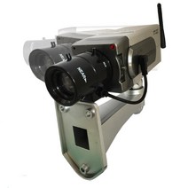 더드림샵 모션감지 CCTV 모형 감시카메라 방범용 가정용 병원 (보안/감시/카메라/무단투기/자가설치/주차장/현관/계단/치안/사무실/매장/창고/야외 추천), 본상품