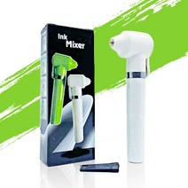 반영구 잉크믹서 타투 색소 믹서기 [화이트 블루 그린 퍼플 핑크 블랙], 화이트, 1개