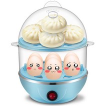 계란 찜기 회전기 구운 기계 맥반석 단호박 굽는 전기 밥솥 다기능 미니 음식 기선, 파란색