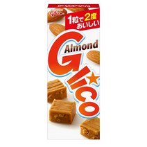 글리코 아몬드 카라멜 18알×10개 큐브 츄이 캔디