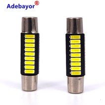 실내 천장 28mm 29mm 31mm 1000 9 SMD LED 램프 전구 자동차 인테리어 선 바이저 화장대 거울 퓨즈 라이트, 02 29mm white