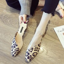 로즈드림 데일리샌들슬리퍼뮬레오파드호피스틸레토낮은굽단화 022