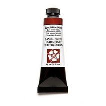 다니엘 스미스 수채화 물감 15ml, 10 Burnt Yellow Ochre
