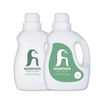 하우파파 아기 세탁세제 2L & 섬유유연제 2L (시그니처향 피치 플로럴향) Set, 시그니처