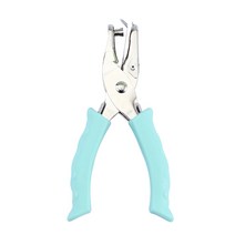 종이 펀치 단일 구멍 6mm 사무용 수동 펀칭 타공기, 그린