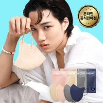 참존 의약외품 장나라마스크 공산품 톤업핏 중형 대형 25매 50매 화이트 블랙 그레이 살색 베이지 피부색 네이비 코랄 세부리형 김안서리는 얼굴작아보이는마스크, 공산품 톤업핏 베이지 25매 중형