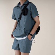 [SET]쿨 썸머 반팔 아노락 반바지 셋업 세트(4color)