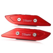 TMAX 로고 오토바이 스쿠터 윈드 스크린 윈드 실드 미러 홀 캡 커버 Yamaha Tmax 530 20122019 20 TMAX SXD, 02 Red Tmax