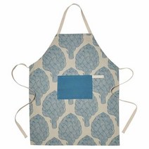 이케아 콜피에릴 앞치마 블루라이트베이지 67x85cm 면50% 리오셀, 단품