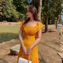 위너 펀칭 머메이드원피스