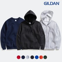 길단모음전 기모 무지 맨투맨 후드티 후드집업 03.길단 12500 USA핏 후드티 로얄블루XL