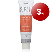 Schwarzkopf 슈바츠코프 모발 두피관리 프로페셔날 스트레이트 헤어 테라피 크림 300ml 1팩, 3팩
