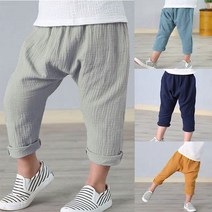 메이커키즈 린넨 쿨 유아바지 80-110 204389