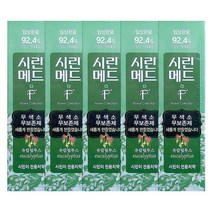 시린메드 에프 유칼립투스 치약 100g X 5p, 시린메드 에프 유칼립투스 향 100g X 5p