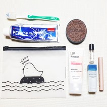 여행용 휴대용 지퍼백 PVC 지퍼백 투명 반투명 파우치, 10.7X17 지퍼백, 1개, 1개