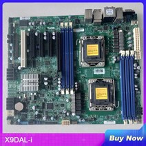 서버컴퓨터 데스크탑 노트북 슈퍼마이크로 마더보드 제온 프로세서 e5-2400 v2 인텔® 82574l 듀얼 포트 gbe lan lga1356 ddr3용 x9dal-i, 없음