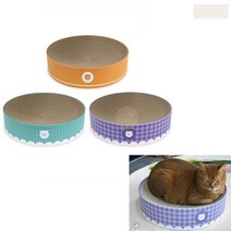 고양이 스크래처 조이 써클 종이 스크래쳐 장난감 발톱가는 스크랫처 발톱갈이, 민트