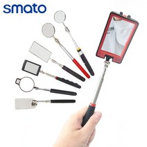 검사거울 용접거울 차량 자동차 작업 정비 안테나 반사경 검사경 LED 거울 스마토, SM-406