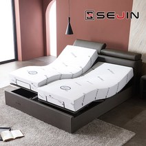세진침대 마루 리클라이너 모션베드 전동침대+코지블루 메모리폼 230T 매트리스, 마루 모션베드+메모리폼230T(모카그레이)
