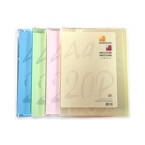투명 20매 클리어파일 20P 크리어화일 A4 투명 클리어 화일, 노랑