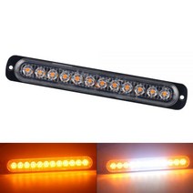 스트로보 스코프 12 LED 플래시 라이트 자동 12-24V 비상 깜박이 사이드 마커 바 지속적으로 밝은 조명 1 개137619, 파란