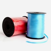 리본끈 457M 1롤 꽃풍선재료 포장리본 컬러리본