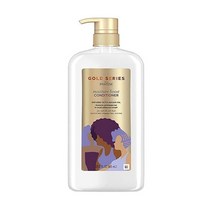 Pantene Gold Series 샴푸 & 컨디셔너 모이스처 부스트 아르간 오일 함유 내추럴 코일리 및 곱슬머리용 각 827 8g(28온스) 미국직송 292608, 컨디셔너 827.8g(29.6온스)