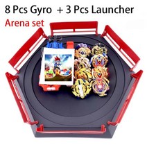 탑스 세트 발사대 Beyblade Toys With Starter and Arena Bayblade 금속 신 버스트 Bey Blade Blades, [11] 2-ZDP-HJ-11PCS