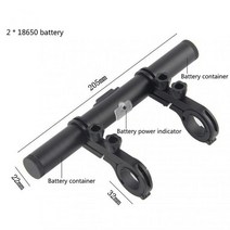 자전거속도계 트림원속도계 즈위프트센서 핸들 바 익스텐더 usb 충전 전원 은행 전화 충전기 라이트 스탠드 mtb 도로 핸들 익스텐더, 검은색