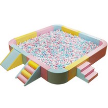 대형 오션볼 놀이터 볼풀장 소프트볼 카페 업소용, 마카 스타일 라운드 볼 풀 (맞춤형)