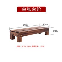야외 테이블 간편조립 원목 접이식 빈티지 마루 평상, 싱글 스텝