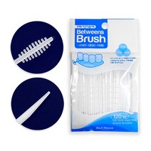 편리한 일회용 치간칫솔 리필 120P 국산 치간치솔, 1개, 120개입